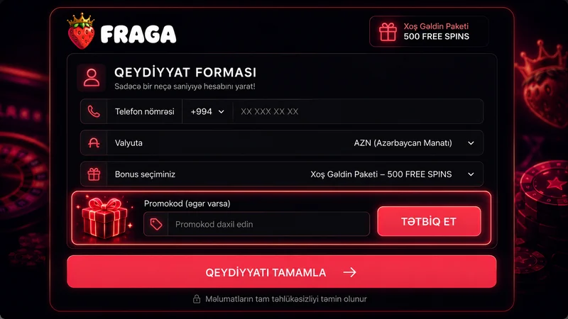 Fraga çıxarış üçün hesab təsdiqi